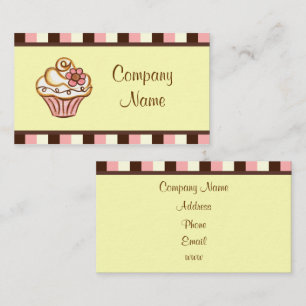 Cupcake Affärskort Visitkort