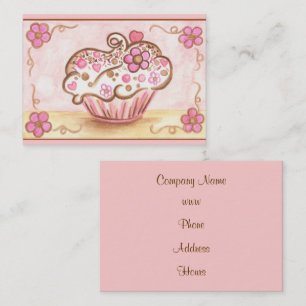 Cupcake Affärskort Visitkort