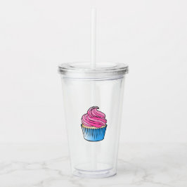 Cupcake - Akryl Tumbler Take Away Mugg