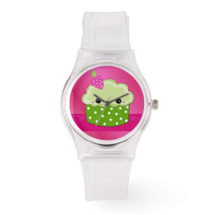 Cupcake-ansikte Armbandsur