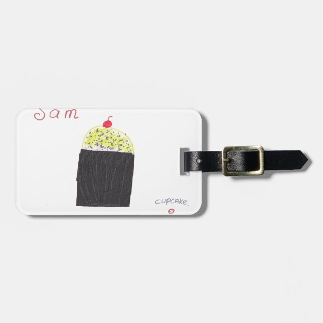 CUPCAKE BAGAGEBRICKA (Horisontell Framsida)