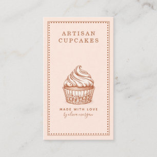 Cupcake Bagare Bageri Konditor Visitkort