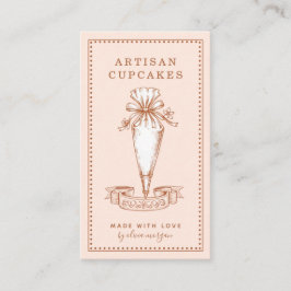 Cupcake Bagare Bakarverk Konditor Visitkort