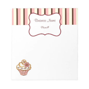 Cupcake-bageri anteckningsblock