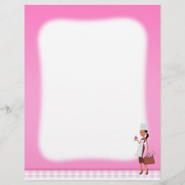 Cupcake-bageri brevhuvud afroamerikansk #1