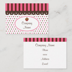 Cupcake-bageri-visitenkort Visitkort