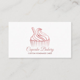 Cupcake bageriet konditor Vispad Grädde Visitkort