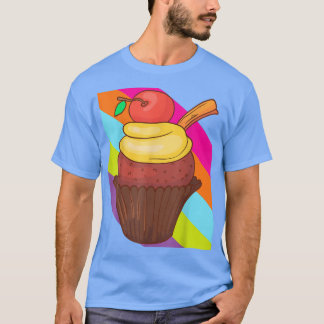 Cupcake Bake Bakery Baker Cake Food Delicious Swee T Shirt