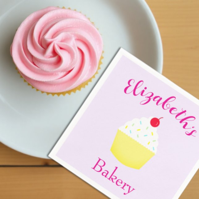 Cupcake Bakning Födelsedag Pappersservett (Skapare uppladdad)