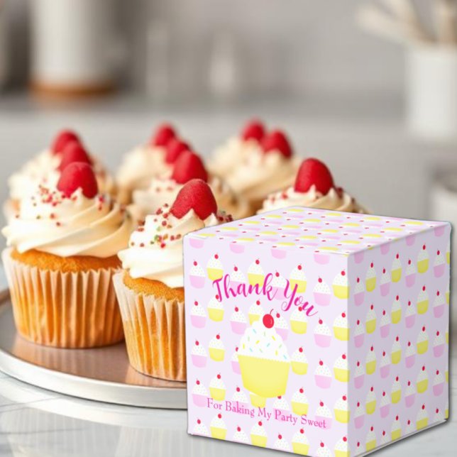 Cupcake Bakning Födelsedag Presentaskar (Skapare uppladdad)