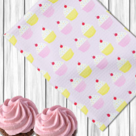 Cupcake-bakning Kökshandduk