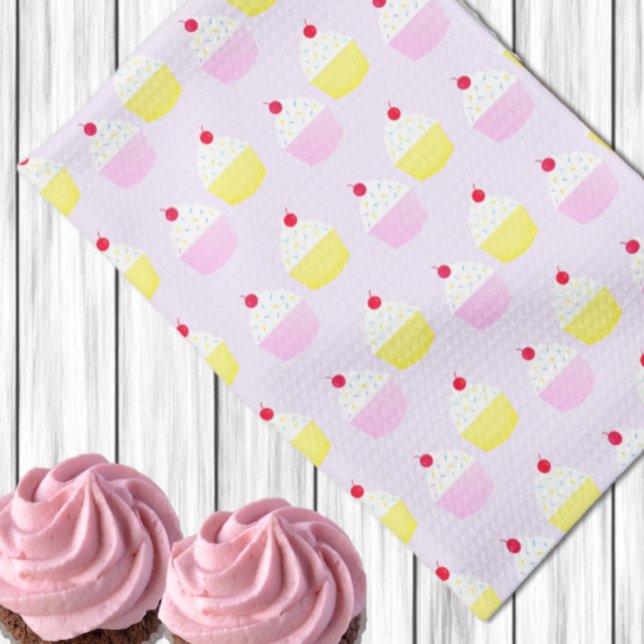 Cupcake-bakning Kökshandduk (Skapare uppladdad)