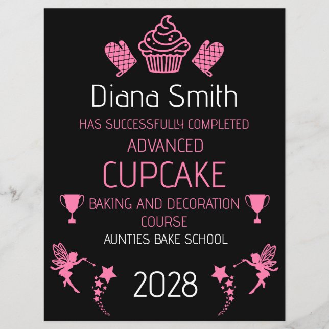 Cupcake Bakning Kurs (Framsida)