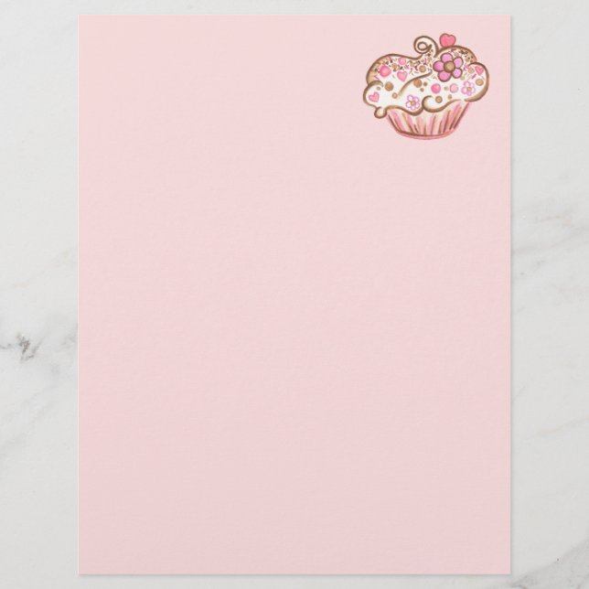 Cupcake Brevpapper (Framsida)