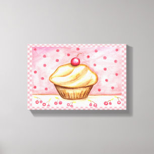 Cupcake Canvas Konsttryck