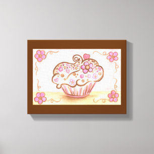 Cupcake Canvas Konsttryck