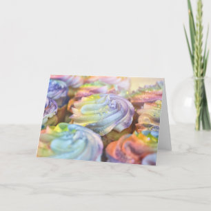 CUPCAKE CHAOS-hälsningskort Tack Kort