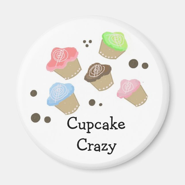 Cupcake Crazy Magnet (Framsidan)