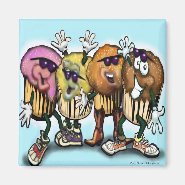 CupCake Dance Magnet (Framsidan)