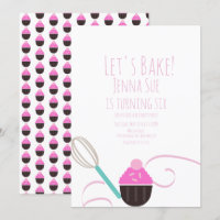 Cupcake-dekorering Födelsedag Rosa