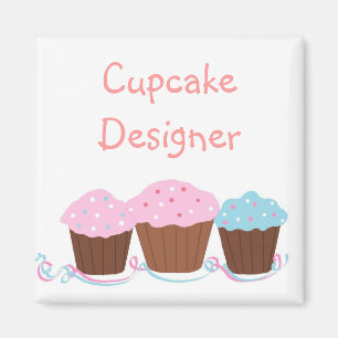 Cupcake-designer Magnet