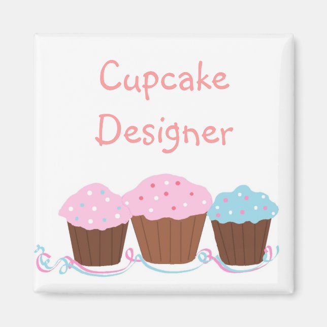 Cupcake-designer Magnet (Framsidan)