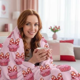 Cupcake Flanblanket Fleecefilt