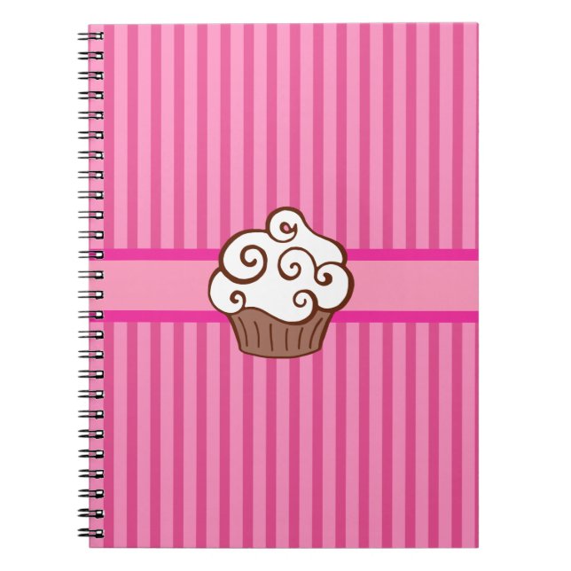 Cupcake-föreläggning Anteckningsbok (Framsidan)