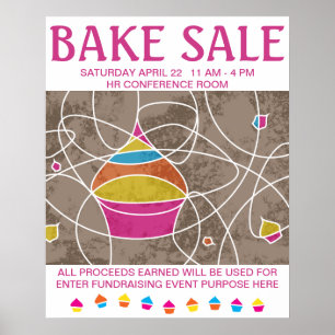 CUPCAKE-former poster bakförsäljning