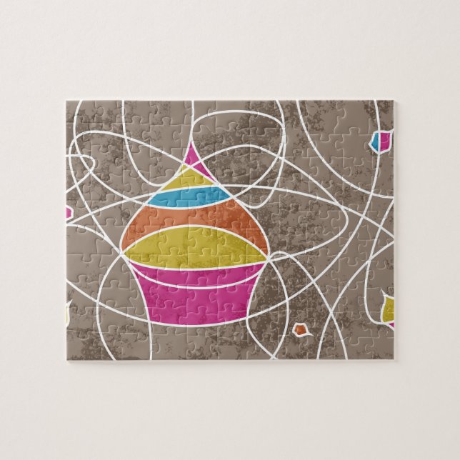 CUPCAKE-former Pussel (Horisontell)