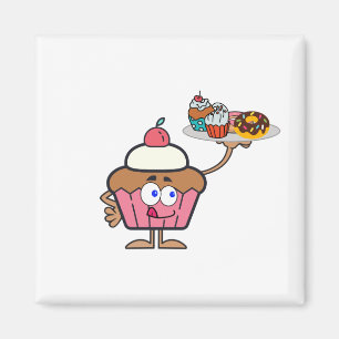 Cupcake Goddar Din Dag Magnet