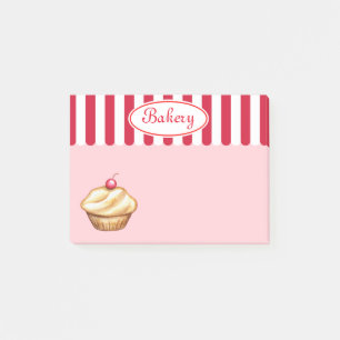 Cupcake Grocery Kitchen Post It Anteckningar Gåva Post-it Block