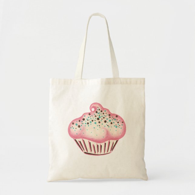 Cupcake-handväska Tygkasse (Framsidan)
