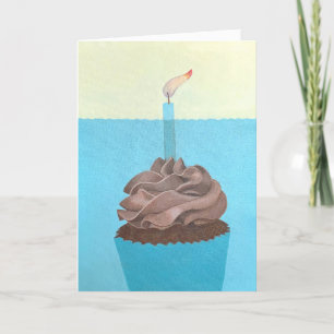Cupcake i vatten #2-kort kort