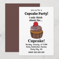 Cupcake Jag Tänker Bara På Cupcakeen