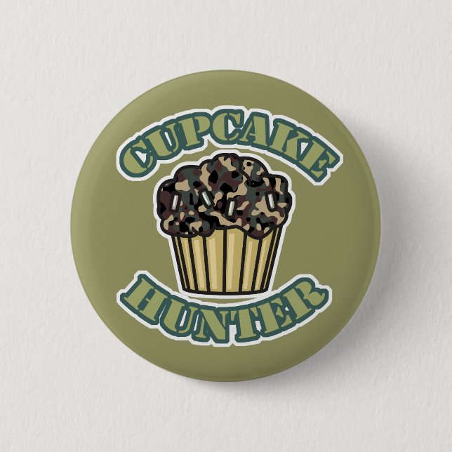 Cupcake-jägare Knapp (Framsida)