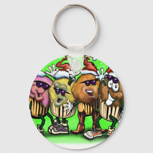 CupCake-jul Nyckelring (Framsida)