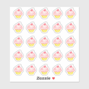 Cupcake-klistermärken Klistermärken