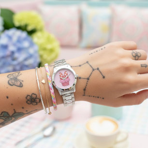 Cupcake-klocka Armbandsur