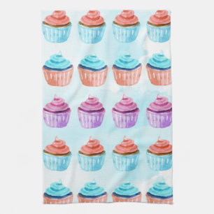 Cupcake Kökshandduk