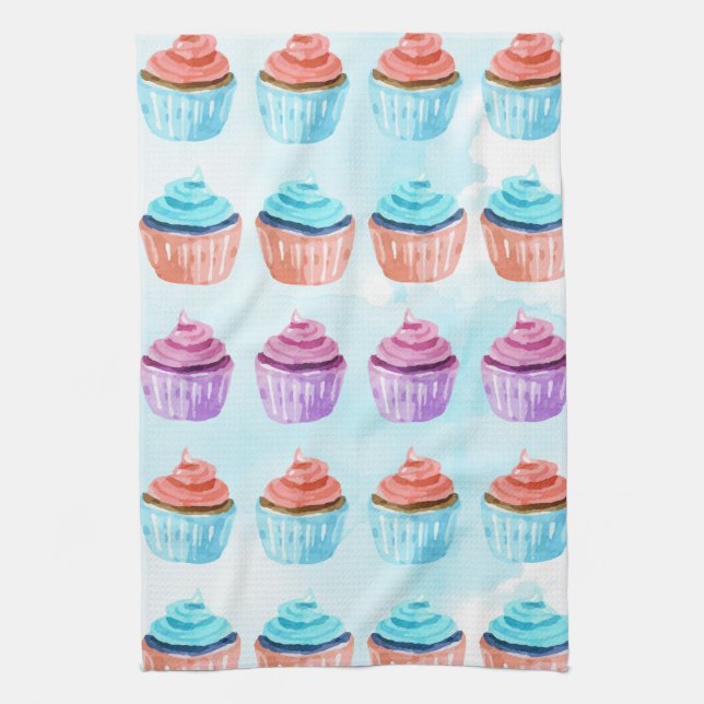 Cupcake Kökshandduk (Vertikal)