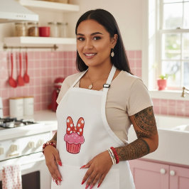 Cupcake Long Apron Långt Förkläde