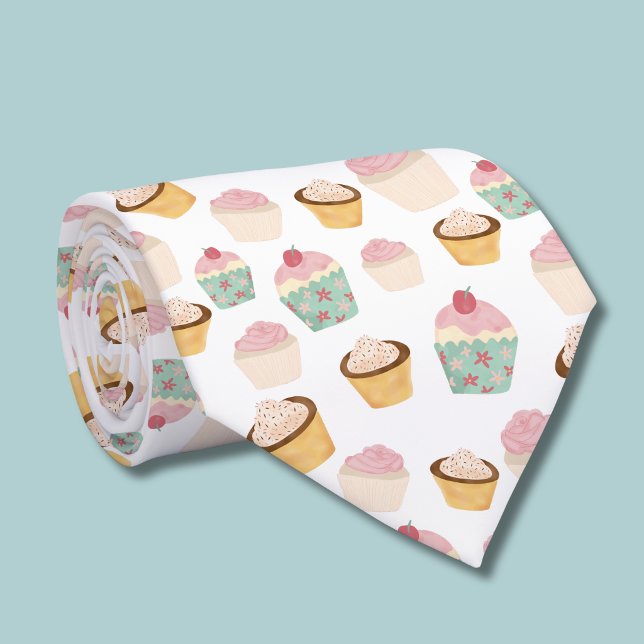 Cupcake-mönster Slips (cupcake pattern tie )