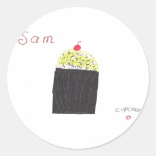 CUPCAKE RUNT KLISTERMÄRKE