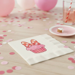 Cupcake-servetter Pappersservett
