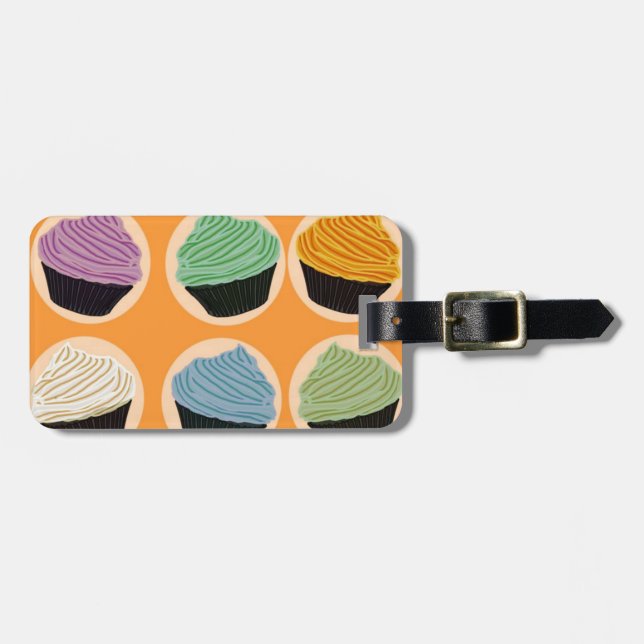 Cupcake-smaker Bagagebricka (Horisontell Framsida)