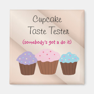 Cupcake Smaktestare Magnet