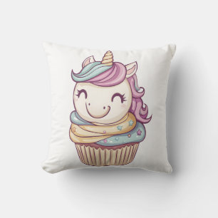 Cupcake Söt Enhörning (1) Kudde