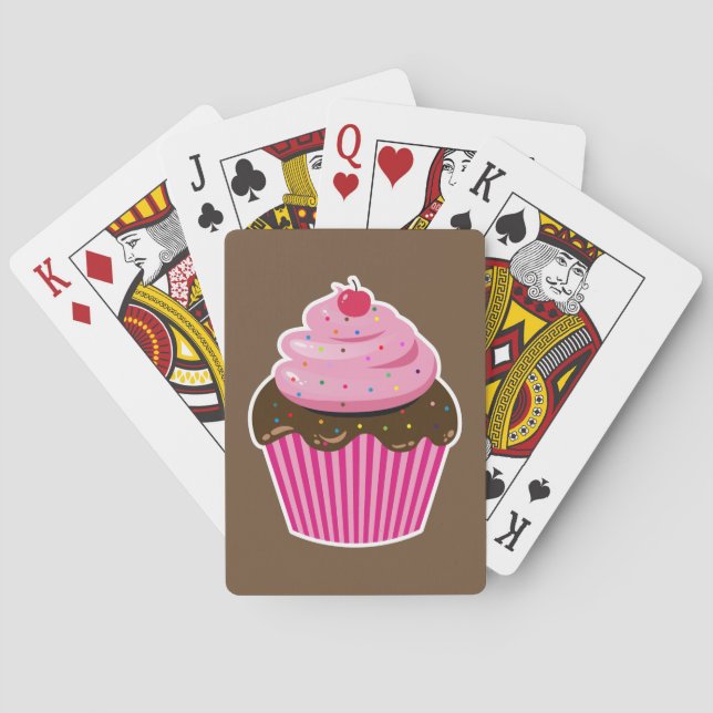 Cupcake Spelkort (Baksidan)