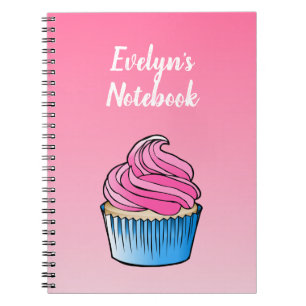 Cupcake Spiral Foto Anteckningsbok